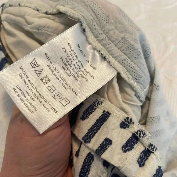 Anthropologie blue and white shorts XS - Picture 5 of 7